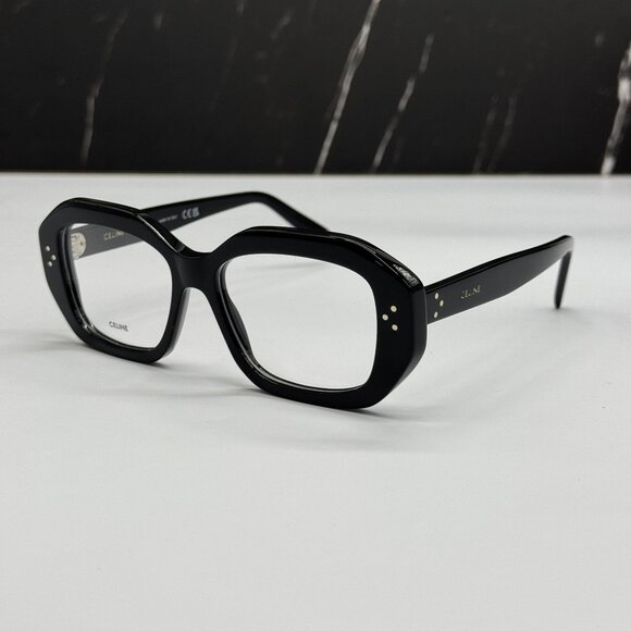 NEW CELINE CL50156I 001 BLACK WOMEN EYEGLASSES CELINE - Picture 2 of 7